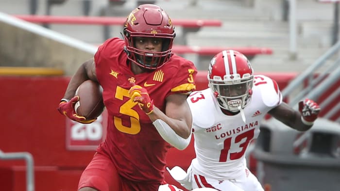 Iowa State running back Kene Nwangwu